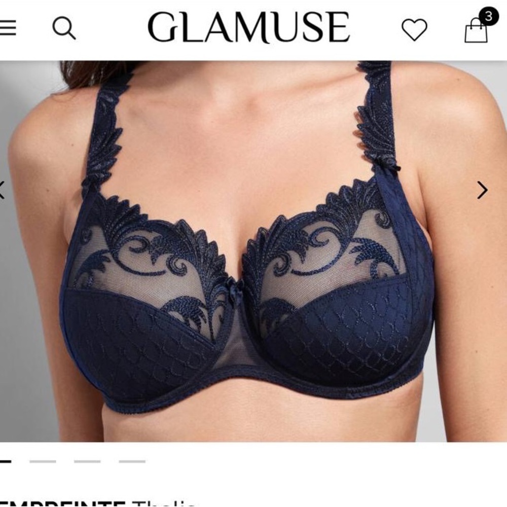 Thalia Full-Cup Bra - Blue Moon
